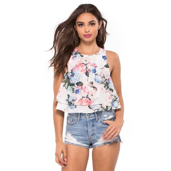 NWOT Show Me Your MuMu King Crop Top Sz Small - Picture 1 of 11